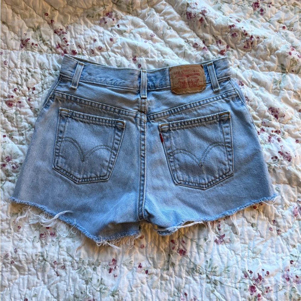 Levi's Women's Blue Denim Shorts